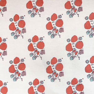 Alvin Papaya Linen Fabric