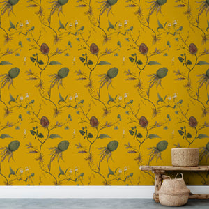 Artichoke Vine Marigold Wallpaper