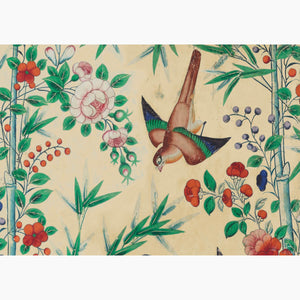 Bamboo Garden Parchment Mural Wallpaper