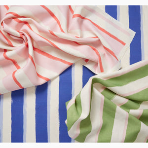 Beach Towel Stripe Jumpin' Waves Fabric