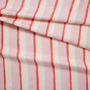 Beach Towel Stripe Shrimp Cocktail Fabric