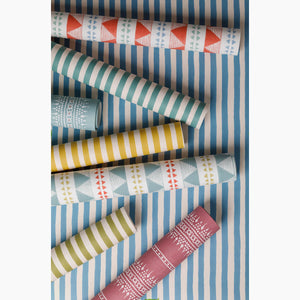 Bela Stripe Berry Blush Wallpaper