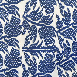 Bernadette Blue Ikat Fabric