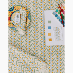 Berry Dot Ochre Fabric