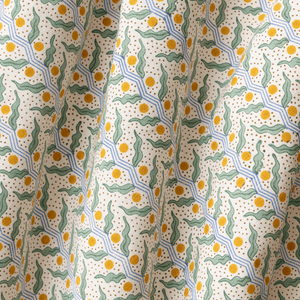 Berry Dot Ochre Fabric