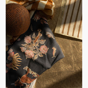 Bestiary Black Fabric