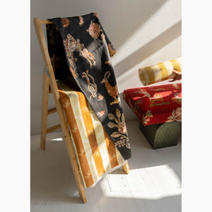 Bestiary Black Fabric