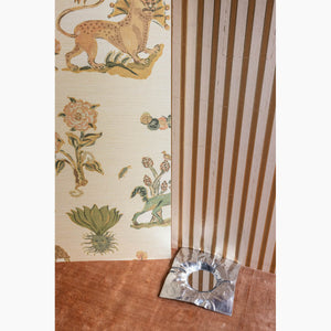 Bestiary Butter Grasscloth Wallpaper