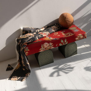 Bestiary Black Fabric