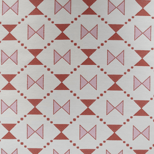 Bow Tie Quilt Pink and Coral Fabric