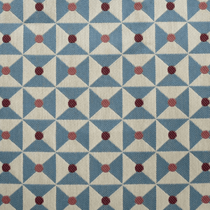 Broken Dishes Blue Fabric