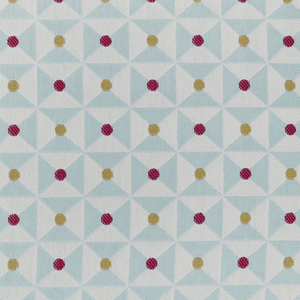 Broken Dishes Nostalgic Blue Fabric