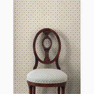 Broken Dishes Nostalgic Blue Wallpaper