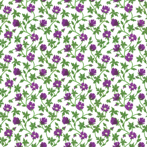 Buffalo Poppy Plum Fabric