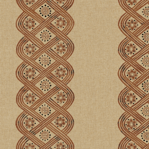 Caryatid Braid Papyrus Fabric
