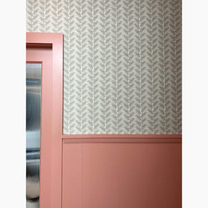 Cassis Seaglass Grasscloth Wallpaper
