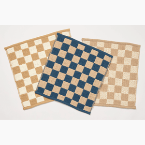 Checker Field Greige Rug