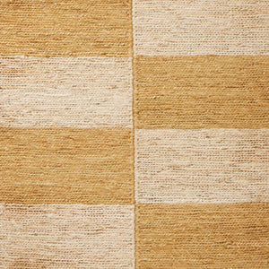 Checkerboard Maple Sugar Rug