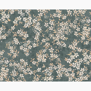 Cherry Blossom Petrol Wallpaper