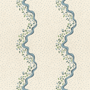 Chintz Caroline Blue Fabric