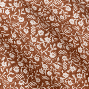 Clematis Nut Brown Fabric