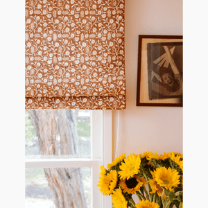 Clematis Nut Brown Fabric
