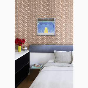 Clematis Nut Brown Wallpaper