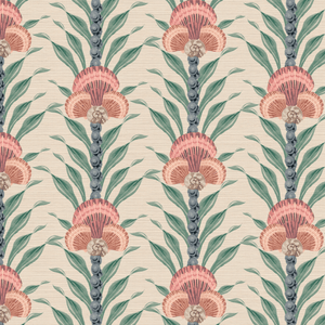 Colony Stripe Grasscloth Wallpaper