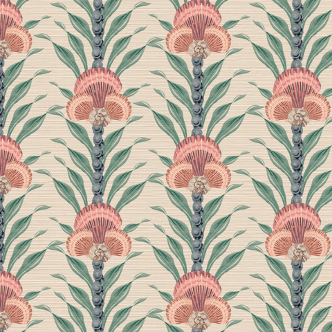 Colony Stripe Grasscloth Wallpaper