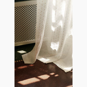 Drop Voile Linen Ivory Fabric