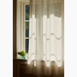 Drop Voile Linen Ivory Fabric