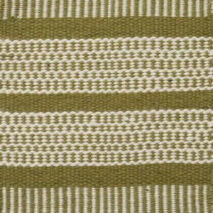 Ellie Stripe Muddy Green Rug