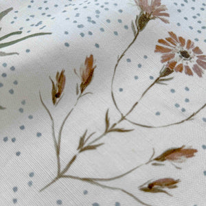 Farm Weeds Amber Fabric