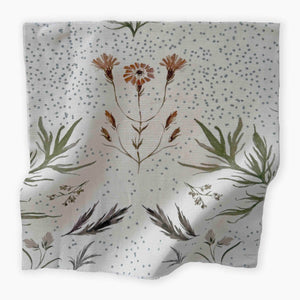 Farm Weeds Amber Fabric
