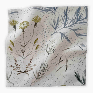 Farm Weeds Canary Fabric