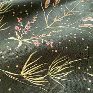 Farm Weeds Forest Fabric