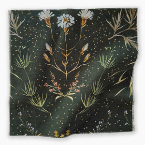 Farm Weeds Forest Fabric
