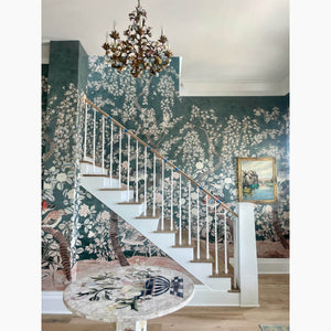 Fauna Petrol Mural Wallpaper