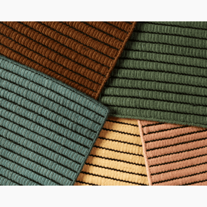 Felted Stripe Espresso Rug