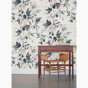 Fig Indigo Wallpaper