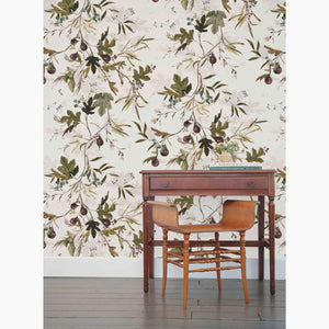 Fig Linen Wallpaper
