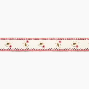 Floral Sprig Raspberry Wallpaper Border