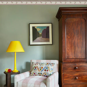 Floral Sprig Raspberry Wallpaper Border
