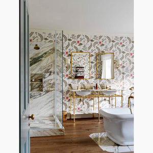 Floral Trail Delicate Wallpaper