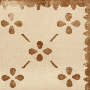 Flower Power Taupe Rug