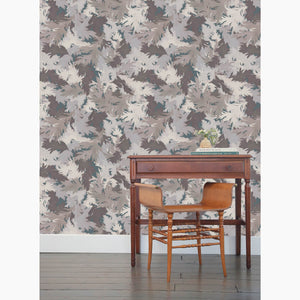 Foliage Mink Wallpaper