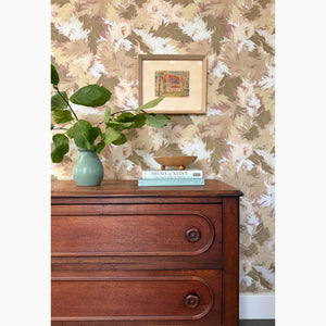 Foliage Ochre Wallpaper