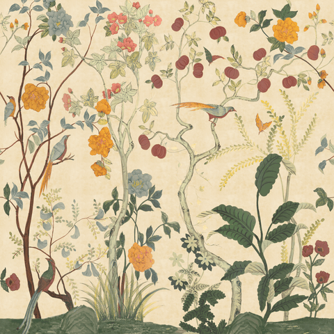 Franklin Gardens Original Mural Wallpaper