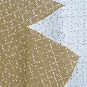 Frogspawn Cream and Gold Fabric