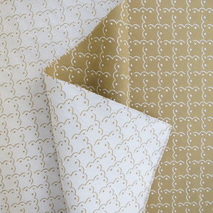 Frogspawn Gold and White Fabric